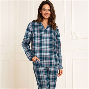 Pyjamas i bomulds flannel